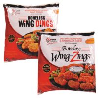 Pierce Boneless Breaded Wing Zings or Dings