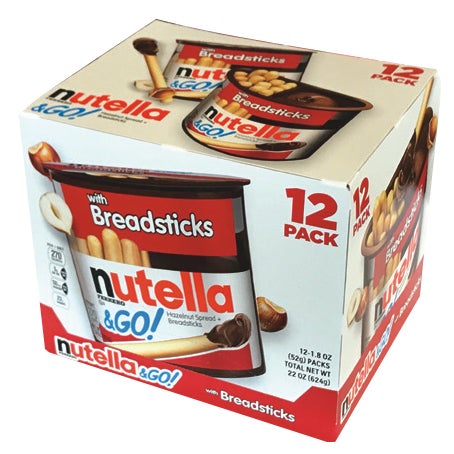 Breadsticks with Nutella Dip To-Go Packs