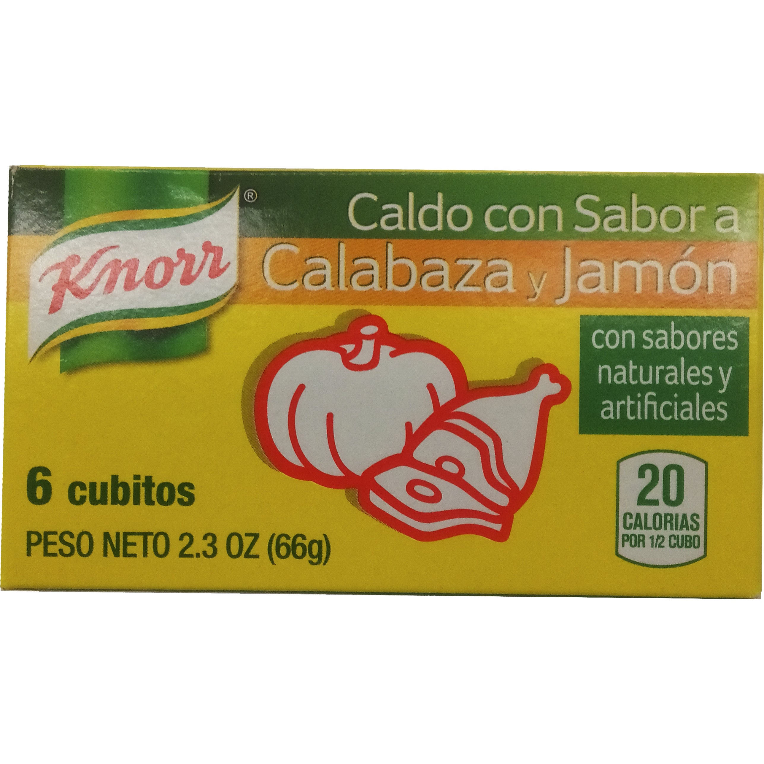Knorr Cubitos Jamón y Calabaza