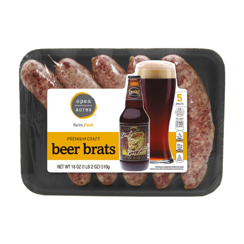 Open Acres Founder’s Dirty Bastard Bratwursts