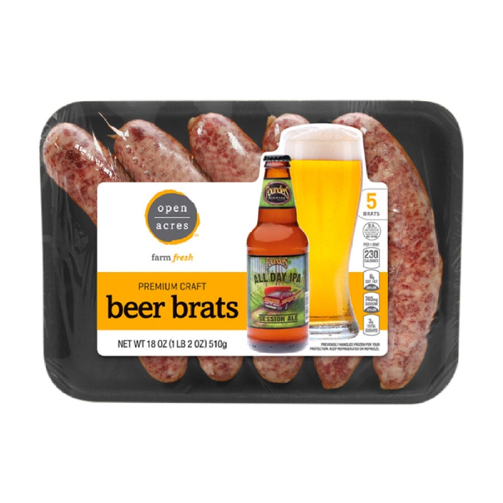 Open Acres Founder’s All Day IPA Bratwursts