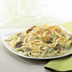 Escalloped Chicken & Noodles Entree | Styled