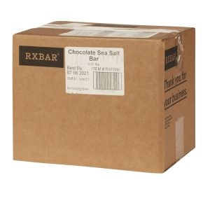 Chocolate Sea Salt RX Bars | Corrugated Box