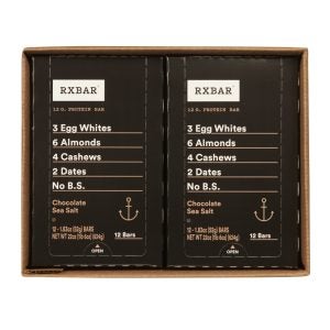 Chocolate Sea Salt RX Bars | Packaged