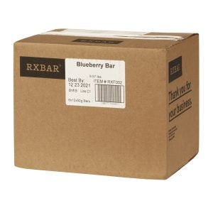 Blueberry RX Bars | Corrugated Box