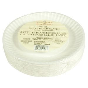 9" Paper Plates | Packaged