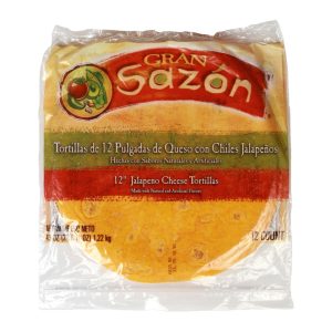 Cheese & Jalapeño Tortillas | Packaged