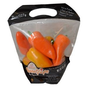 Sweet Mini Peppers | Packaged