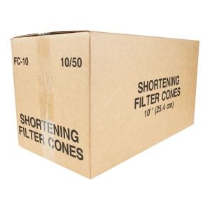 10" Diameter Filter Cone | Corrugated Box