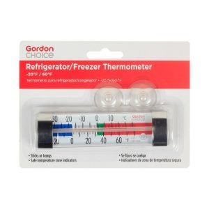 Refrigerator/Freezer Horizontal Thermometer | Packaged