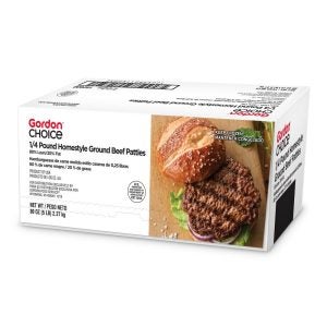 Homestyle Ground Beef Patties | Packaged