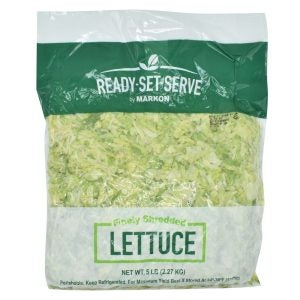 Finely Shredded Lettuce | Packaged