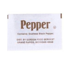 Black Pepper Packets | Raw Item