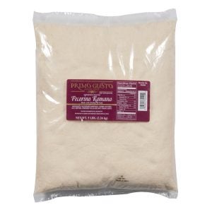 Imported Pecorino Romano Cheese, Grated | Packaged