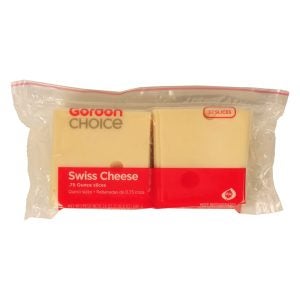 Swiss Cheese Slices | Packaged