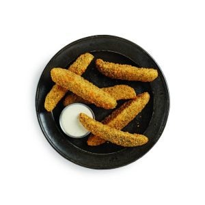 Breaded Pickle Spears | Styled