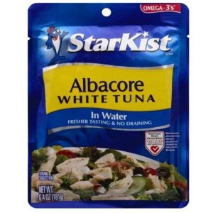Chunk White Tuna In Water Pouch | Packaged