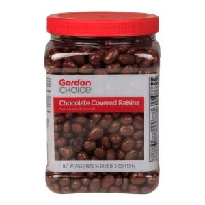 Chocolate Covered Raisins | Packaged