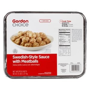 Swedish-Style Sauce with Meatballs | Packaged