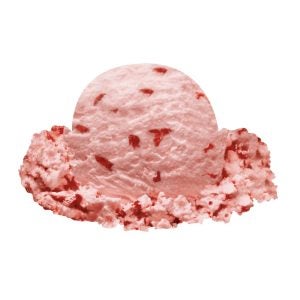 Strawberry Hard Serve Ice Cream | Raw Item