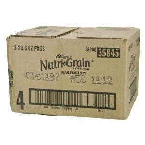Raspberry Filled Nutri-Grain Bars | Corrugated Box