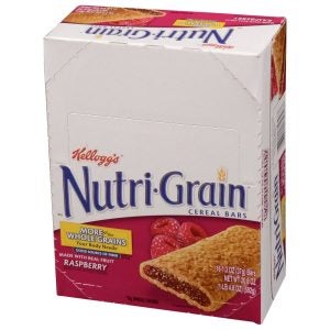 Raspberry Filled Nutri-Grain Bars | Packaged