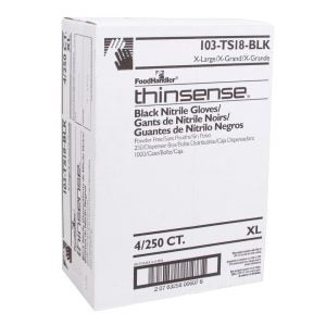 Extra Large Black Nitrile Powder Free Gloves | Corrugated Box
