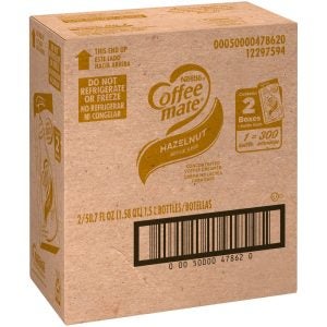 Hazelnut Liquid Coffee Creamer | Corrugated Box