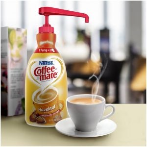 Hazelnut Liquid Coffee Creamer | Styled