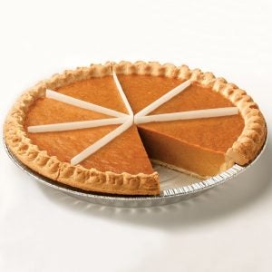 Pre-Sliced Pumpkin Pie | Styled