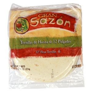 12" Flour Tortillas | Packaged