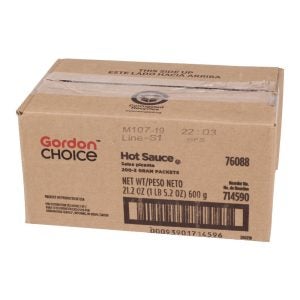 Hot Sauce Packets | Corrugated Box