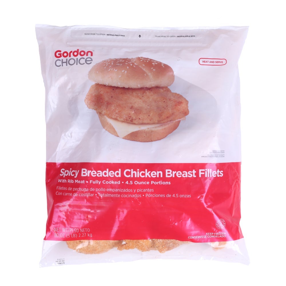 Breaded Spicy Chicken Breasts - Gordon Restaurant Market