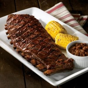 St. Louis-Style Pork Spareribs, 2 Pounds & Down per Rack | Styled