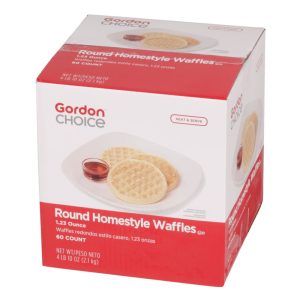 Homestyle Waffles | Packaged