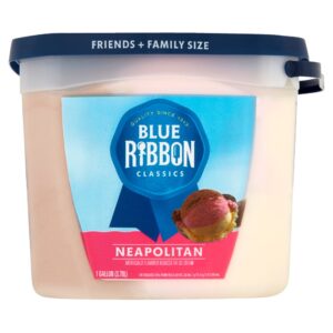 Blue Ribbon Neapolitan Ice Cream 1GAL | Packaged