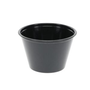 Choice 5.5 oz. Clear Plastic Souffle Cup / Portion Cup - 100/Pack