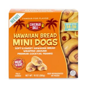 Hawaiian Bread Mini Dogs | Packaged