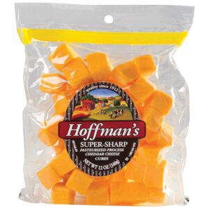 Super Sharp Cheddar Cheese Cubes | Packaged