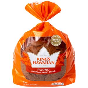 Round Hawaiian Sweet Bread | Packaged