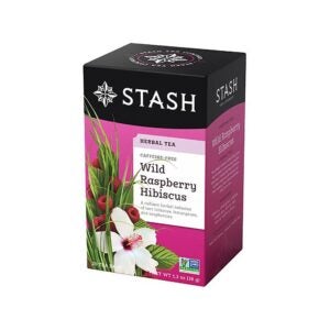 Wild Raspberry Hibiscus Herbal Tea | Packaged