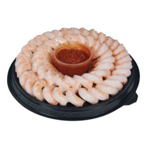 Cooked Shrimp Ring with Cocktail Sauce | Raw Item