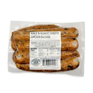 Kale & Asiago Chicken Sausages | Packaged