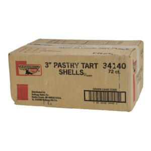 3" Pastry Tart Shells | Corrugated Box