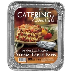 1/2 Size Shallow Foil Pans | Packaged