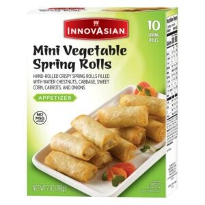 Mini Vegetable Spring Rolls | Packaged