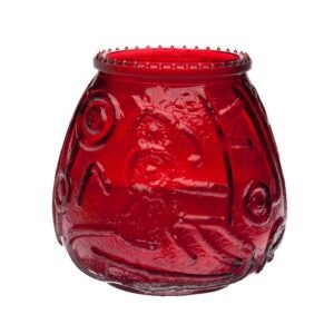 Red Glass Candle | Raw Item