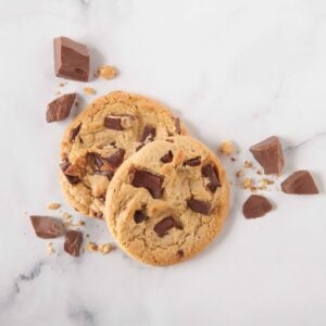 Chocolate Chunk Gourmet Cookies | Styled