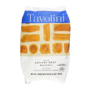 RAVIOLI BEEF SQ MED CKD | Packaged