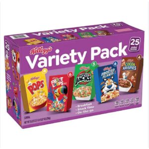 Assorted Mini Individual Cereal Boxes | Packaged